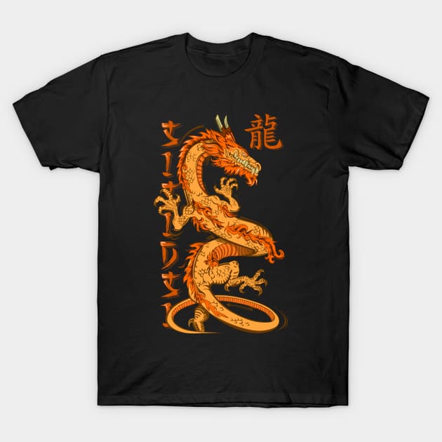 Dragon T-Shirt by sisidsi